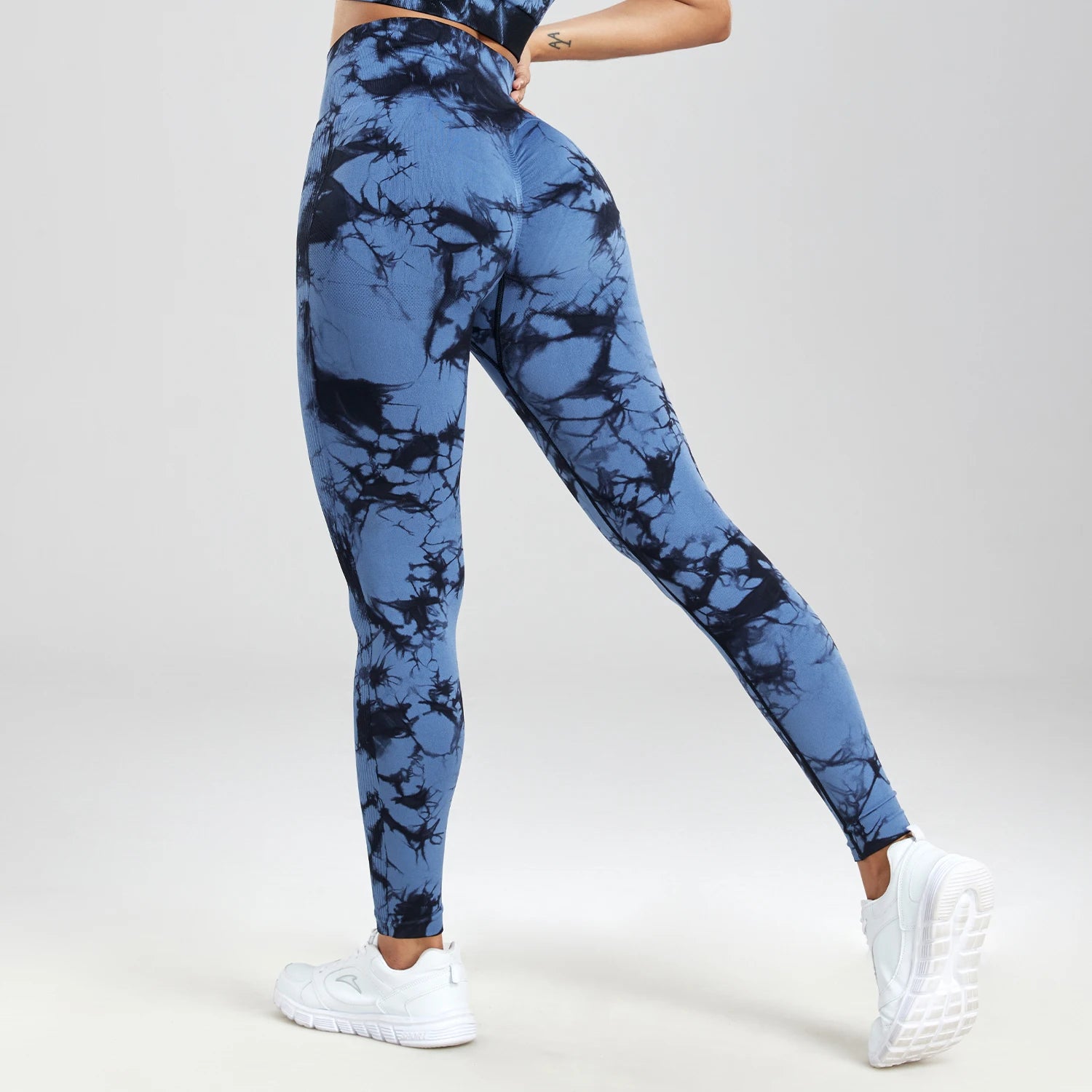 Women Tie-Dye Yoga Pants Sport Leggings Seamless High Waist Push up Woman Tights Fitness Workout Leggings Gym Clothing