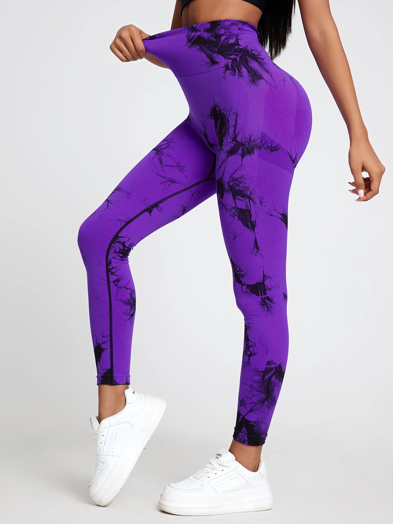 Women Tie-Dye Yoga Pants Sport Leggings Seamless High Waist Push up Woman Tights Fitness Workout Leggings Gym Clothing