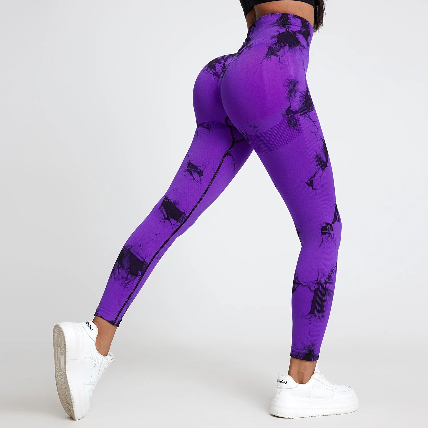 Women Tie-Dye Yoga Pants Sport Leggings Seamless High Waist Push up Woman Tights Fitness Workout Leggings Gym Clothing